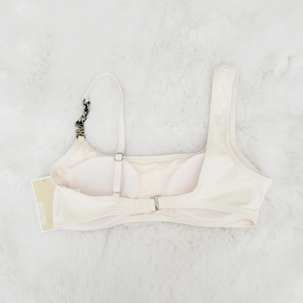 ✨️MICHAEL KORS BIKINI TOP OFF WHITE SIZE M